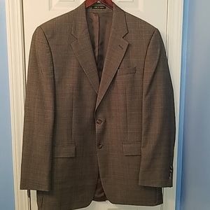 Lauren Ralph Lauren Mens 42L Jacket Gray 100% Wool